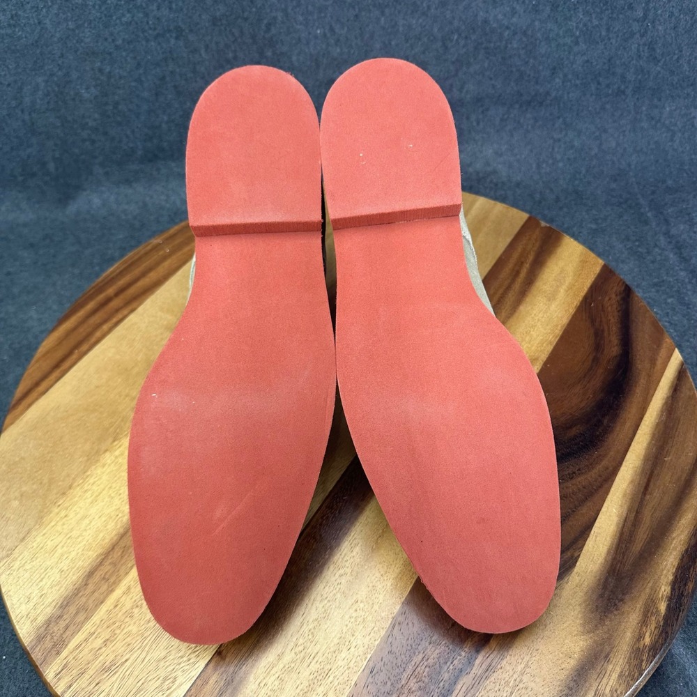 E.T. Wright Masters Collection Tan Suede Red Brick Sole Derby Shoes 12AA England - Picture 10 of 13